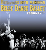 klezwoods belly dance ballet poster
