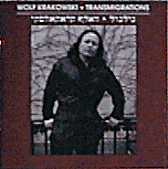 Album cover: Sepia monotone of the singer on wine background.